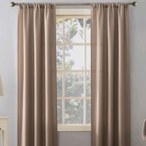 Mainstays Textured Solid Curtain Panels 34x84